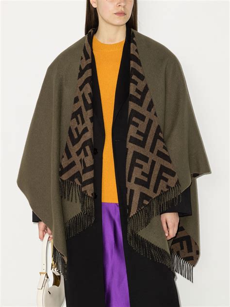 poncho fendi logo|Fendi ponchos for women.